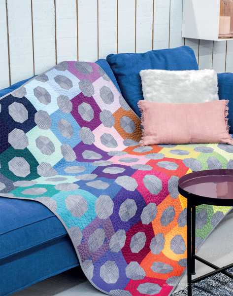 Mieke Duyck-Making Happy Quilts - modèle et patron quilt -Magic circles