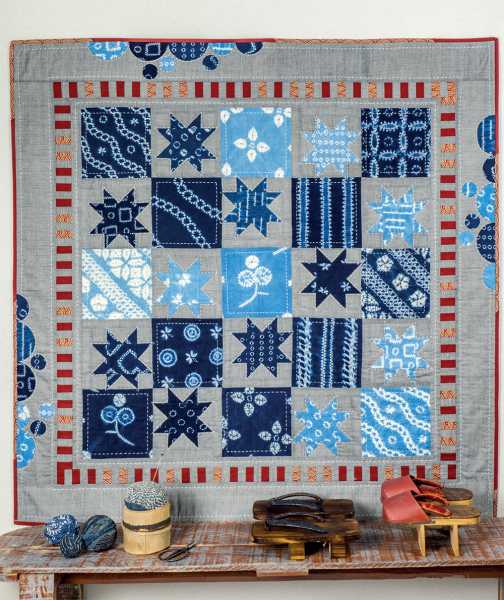 Mieke Duyck-Making Happy Quilts - modèle et patron quilt -Shibori