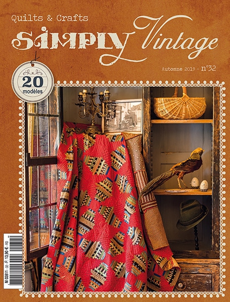 Couverture-FR-quilt-magazine-simply-vintage-numéro-32-automne-2019