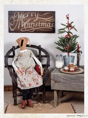 Miss-Molly-Claus-Calendrier-de-l'avent-Valérie-Briot-Schmidt-quilt-patchwork-magazine-Simply-Vintage-numéro-33-Hiver-Noël-2019