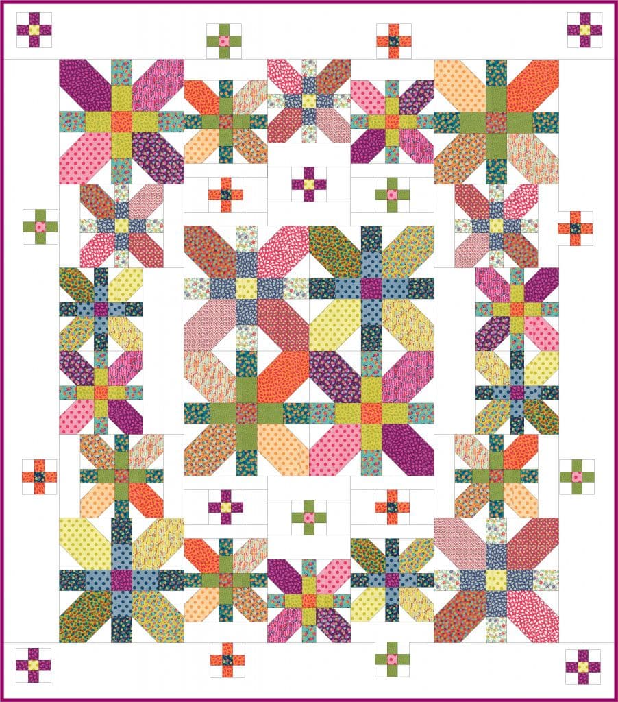 quilt coventry garden bed size