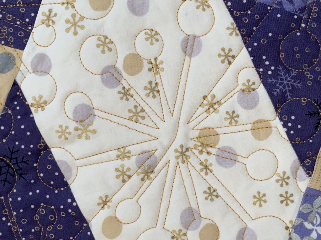 snowflake quilting - coventry garden