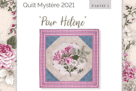 Quilt Mystere 2021-Nathalie-Meance-La-Fee-Pirouette-partie1-FR