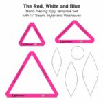 The Red, White and Blue Laminate Tile-Petra-Prins-gabarits-templates