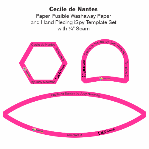 Cecile de Nantes gabarits ispy papier soluble
