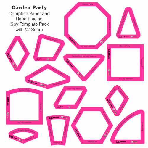 Garden Party gabarits ispy papier