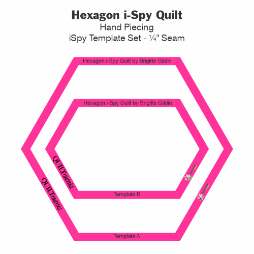 Gabarits Hexagon I-Spy Quilt