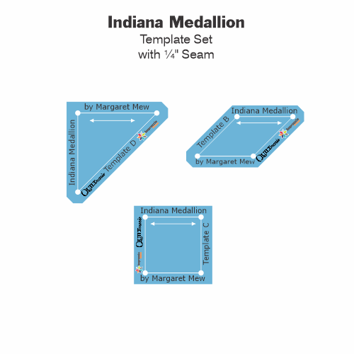 Indiana Medallion Acrylic Tile