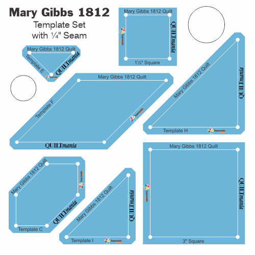 Mary Gibbs 1812 Acrylic Tile