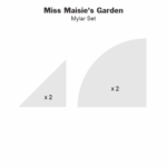 Miss Maisie’s Garden Mylar Tile