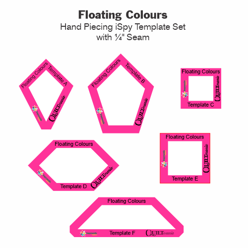 gabarits évidés quilt - Floating colours