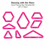 gabarits évidés – quilt Dancing with the Stars