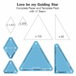 templates quilt Love be my Guilding Star Acrylic