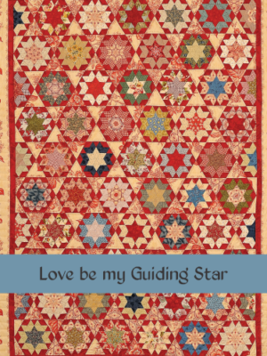 Love be my Guilding Star quilt - Willyne Hammerstein