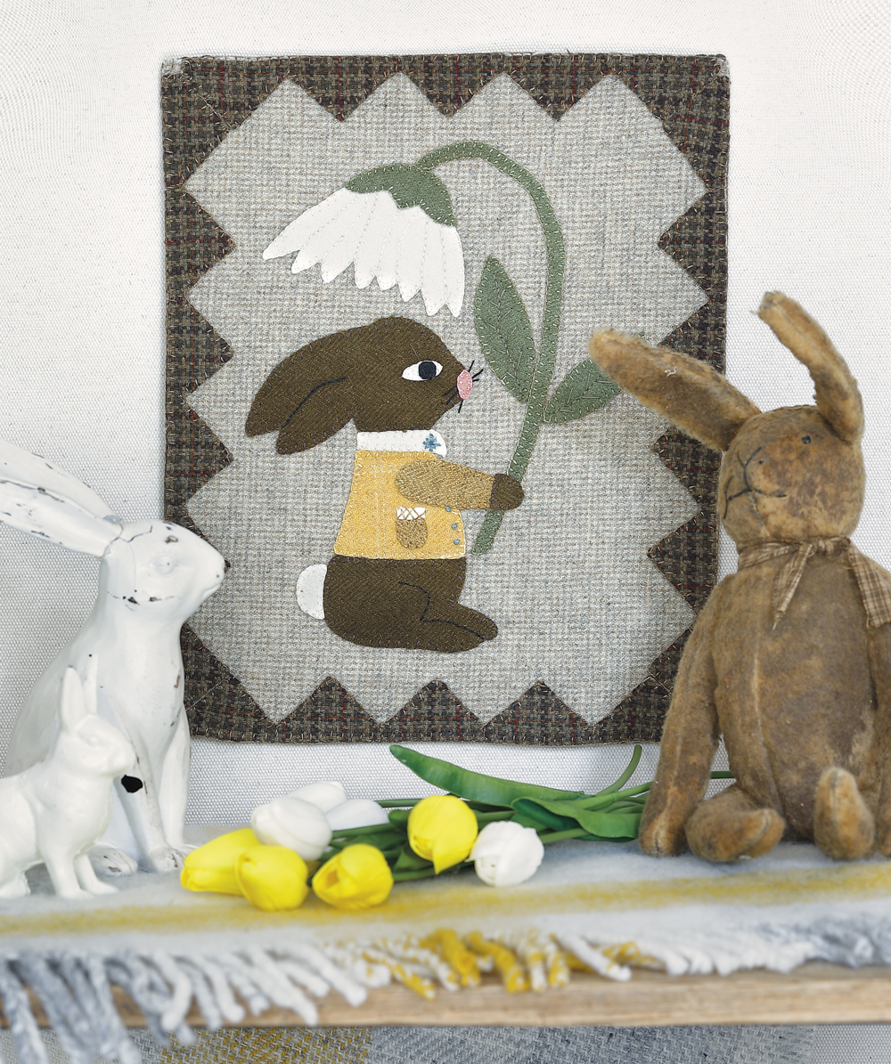 The Brown Hare, Dessiné et réalisé par Deb Eggers pour The Cottage Rose